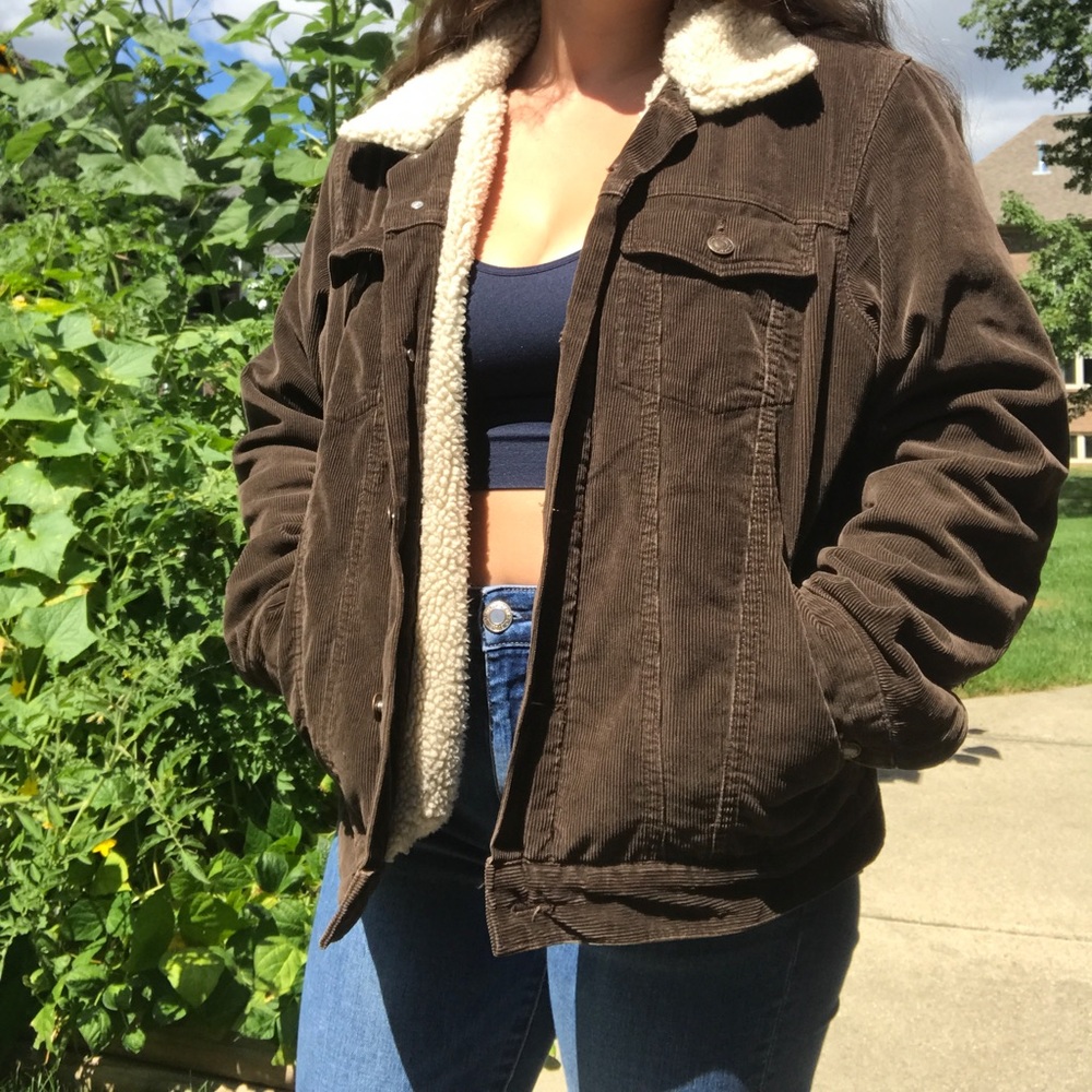 Corduroy Sherpa jacket